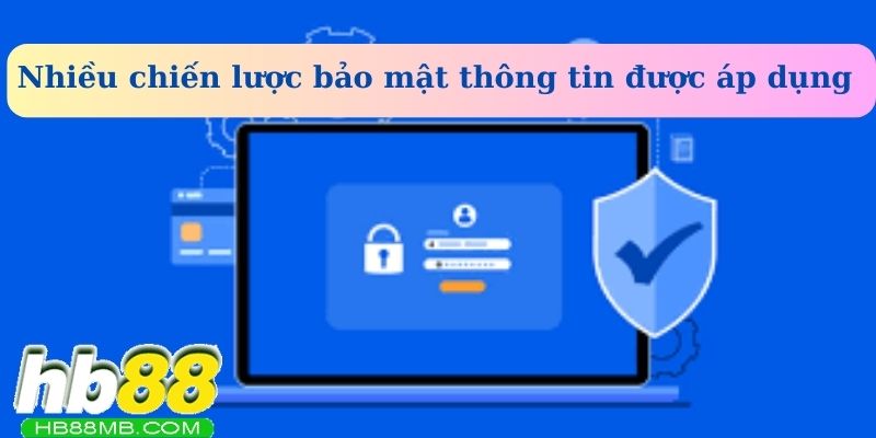 Nhiều chiến lược bảo mật thông tin được áp dụng