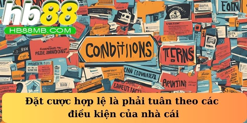 Đặt cược hợp lệ là phải tuân theo các điều kiện của nhà cái