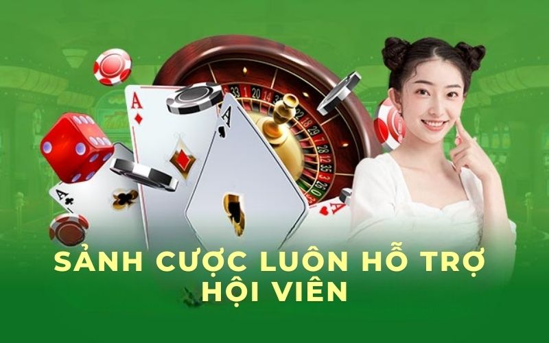 Sảnh cược luôn hỗ trợ hội viên